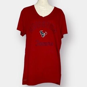 Nike Texans Tee Shirt Women's Dri-Fit Size XL